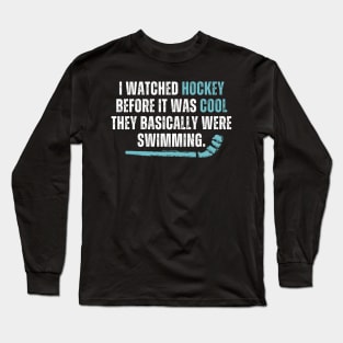 Funny Hockey Fans Pun Long Sleeve T-Shirt